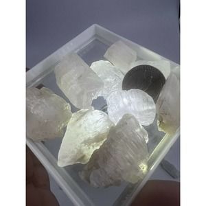 285 Grams kunzite/ Spodumene crystals Specimens Minerals Bulk Lot 12-30mm45+ Ps